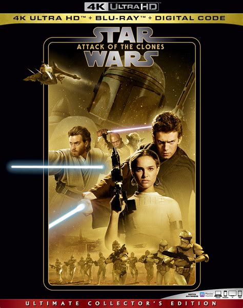 watch attack of the clones blu ray hd|attack of the clones length.